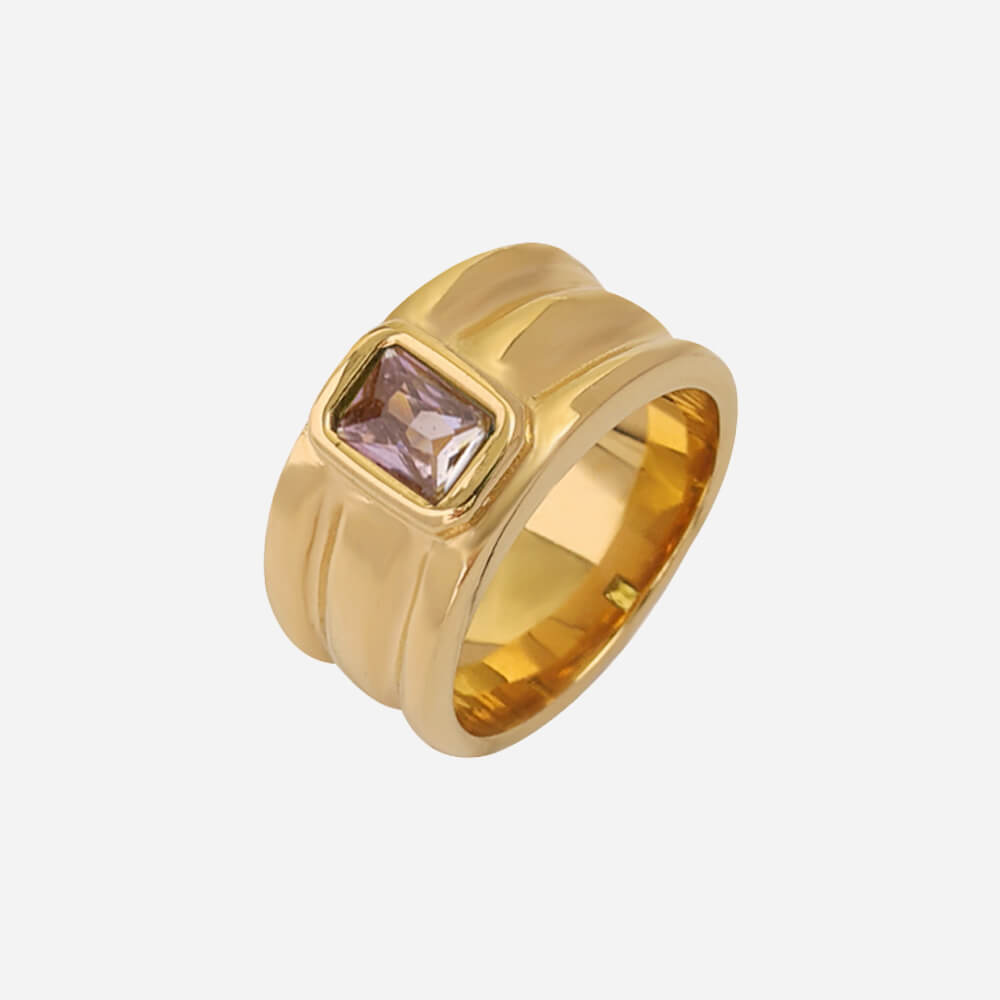 Stone Triple Ring