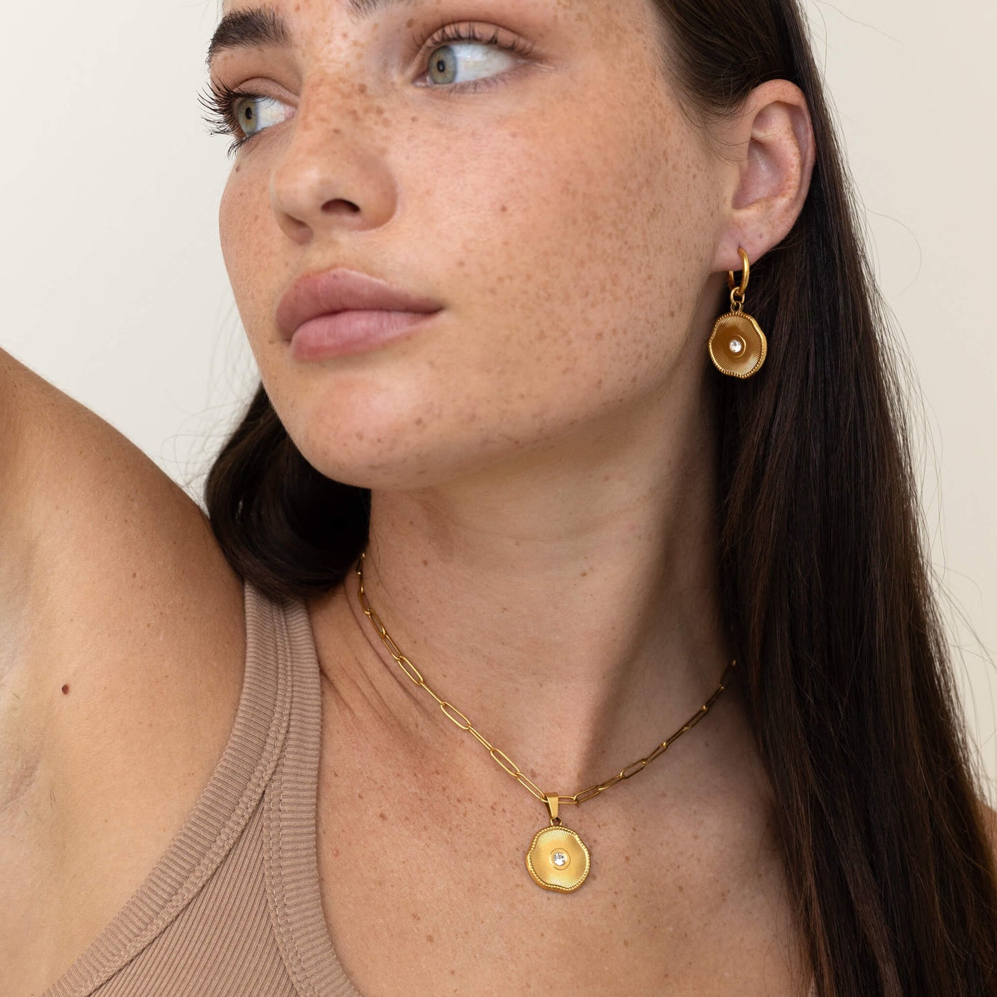 Diamond Shell Earrings
