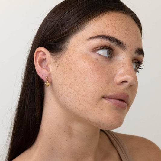 Starfish Drop Earring