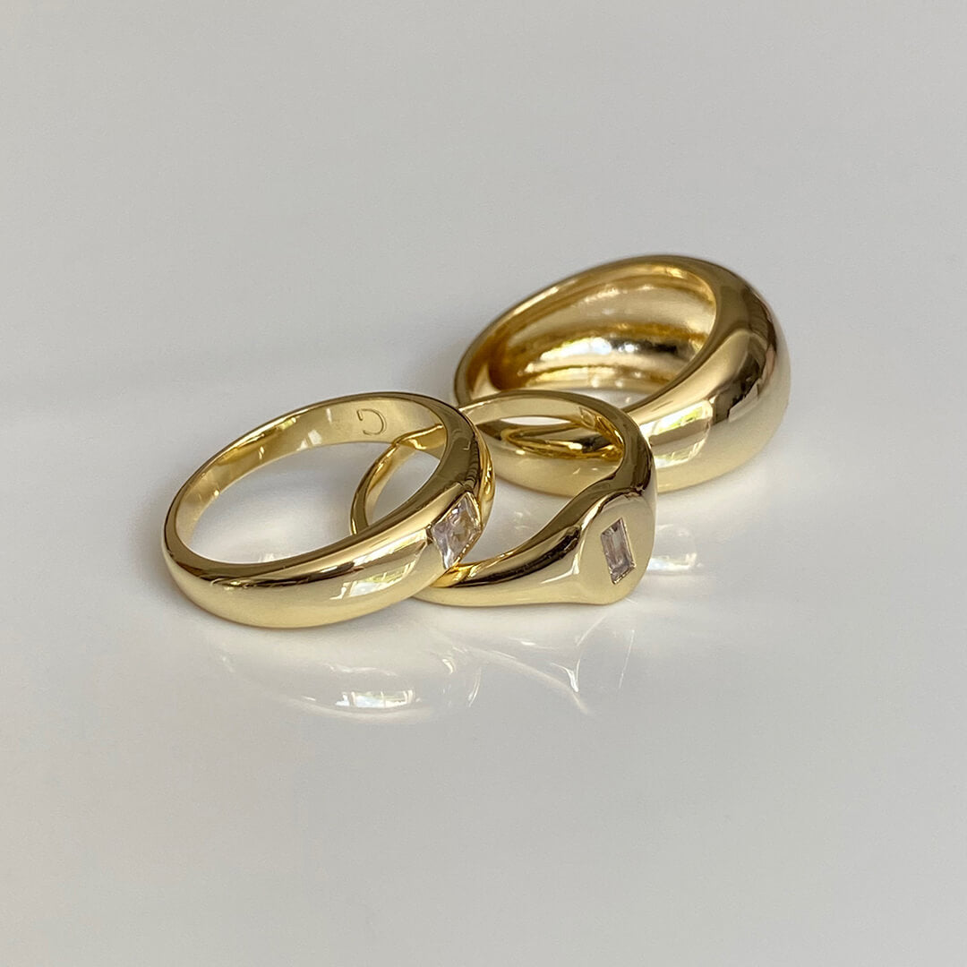 Ruby Zircon Ring